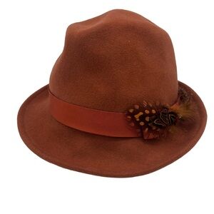 Vintage John Callahan Wool Fedora Hat